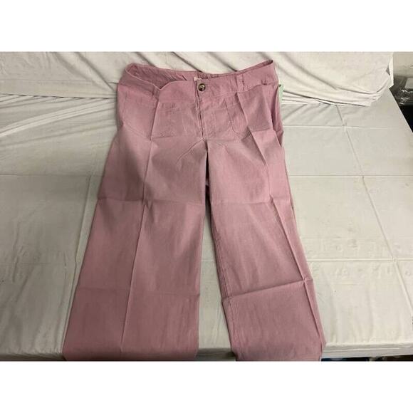 MWT Anthropologie Maeve The Colette Crop Wide Leg Pants Size 20W Lilac Purple - Picture 5 of 11